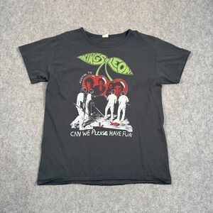 Filth Mart Kings of Leon Black Short Sleeve Graphic T-Shirt Unisex Size Medium